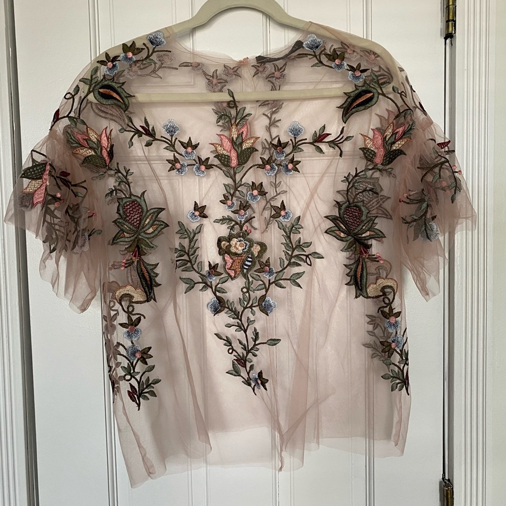 Sheer top Zara NEVER WORN